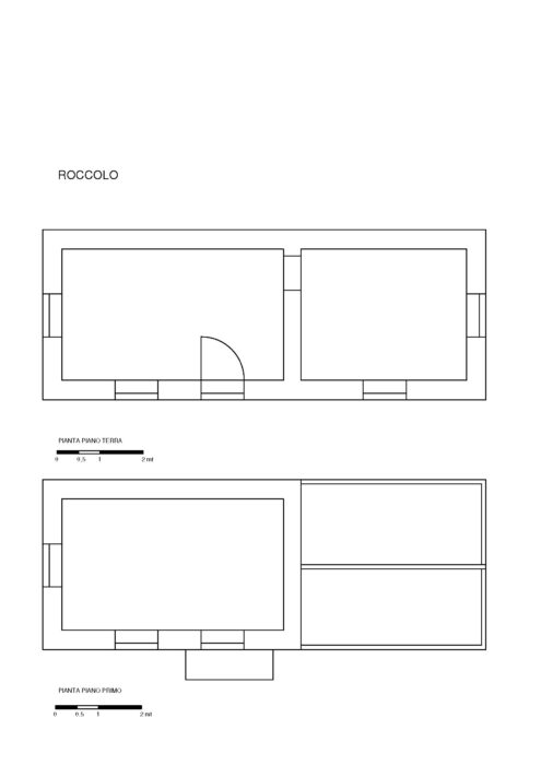 Pieve di Cadore (BL) – Casello Roccolo Pianta principale