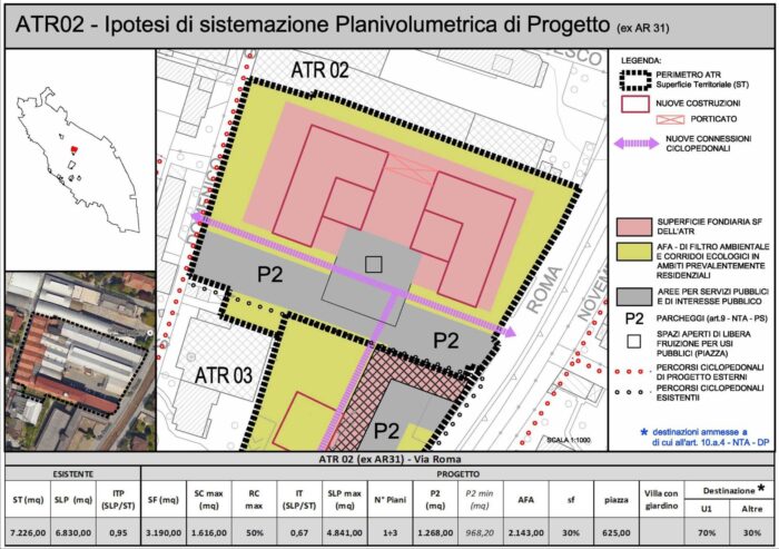 Cabiate (CO) – Progetto “casa-lavoro 4.0-L’arte del fare (abitare e lavorare), unita all’innovazione” Pianta principale