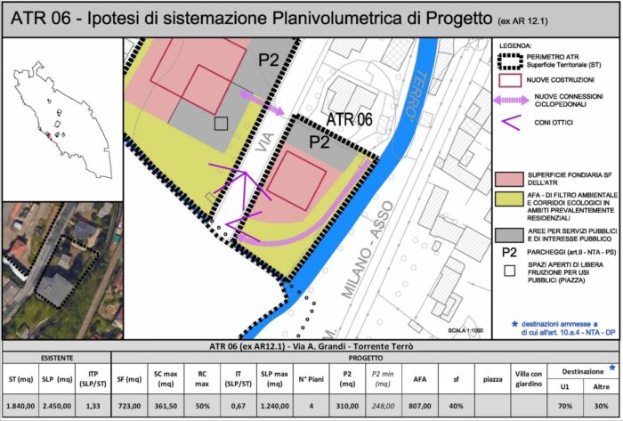 Cabiate (CO) – Progetto “casa-lavoro 4.0-L’arte del fare (abitare e lavorare), unita all’innovazione” Pianta principale