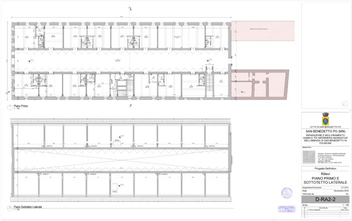 San Benedetto PO (MN) – Former monastic infirmary of the monastic complex of Polirone floorplan