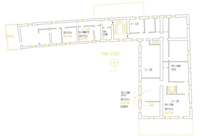 Cabiate (CO) – Progetto “casa-lavoro 4.0-L’arte del fare (abitare e lavorare), unita all’innovazione” Pianta principale
