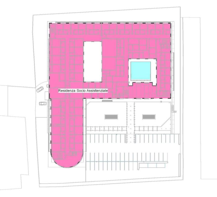 Madignano (CR) – Residenza Sanitaria Assistenziale Pianta principale