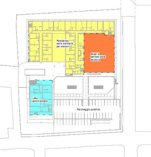 Madignano (CR) – Residenza Sanitaria Assistenziale Pianta principale
