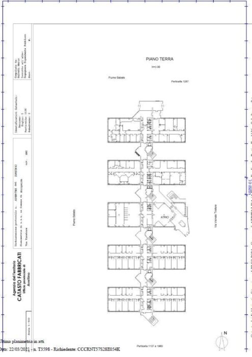 Avellino (AV) – Ufficio pubblico Via Tiratore Atripalda Pianta principale