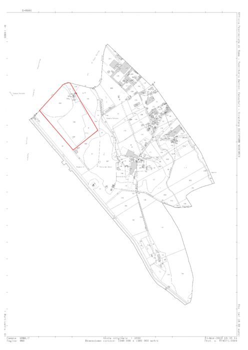Roma Appia Antica (RM) – Casal Rotondo Pianta principale