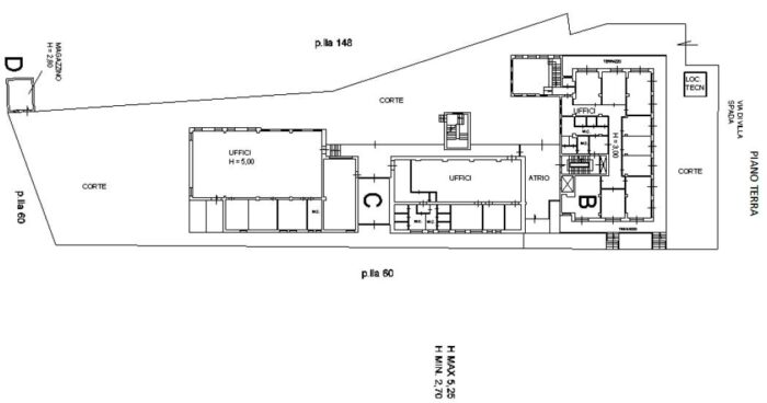 Roma – Villa Spada “ex Motulesi” Pianta principale