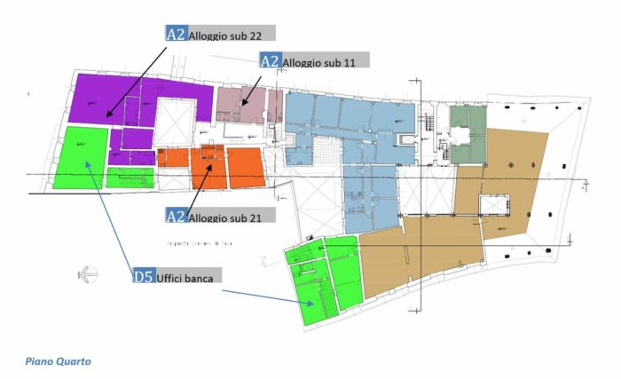 PISA – EDIFICIO CIELO/TERRA IN VIA SAN MARTINO, 100 Pianta principale