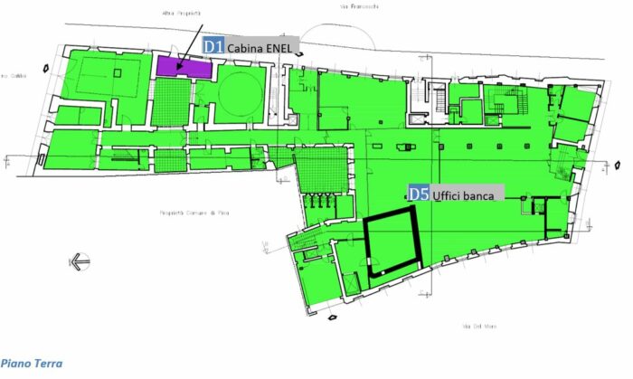 PISA – EDIFICIO CIELO/TERRA IN VIA SAN MARTINO, 100 Pianta principale
