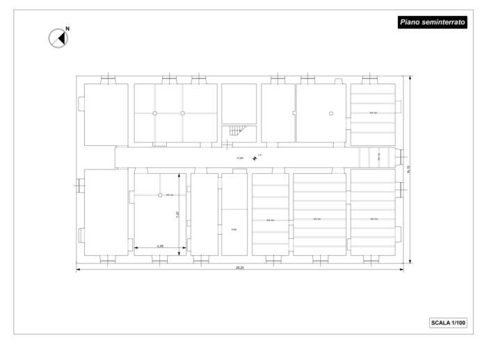 LA SPEZIA – EDIFICIO TERRA TETTO SEDE EX PROVVEDITORATO AGLI STUDI Pianta principale