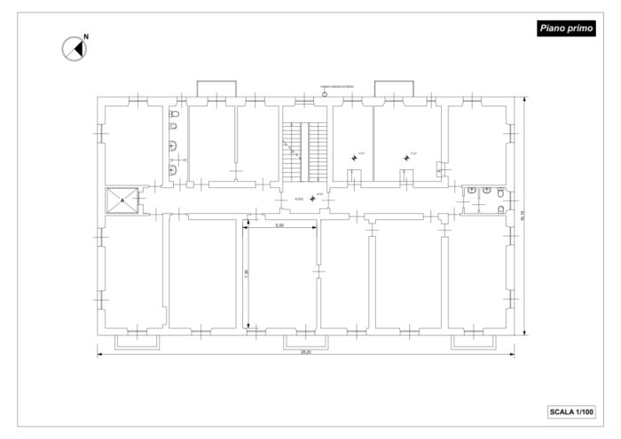 LA SPEZIA – EDIFICIO TERRA TETTO SEDE EX PROVVEDITORATO AGLI STUDI Pianta principale