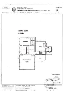 Ariano nel Polesine (RO) – Casello Bacucco Pianta principale