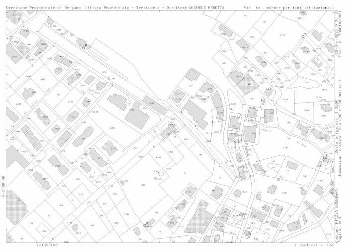Piazza Brembana (BG) – Ex Poligono di Tiro a Segno Pianta principale