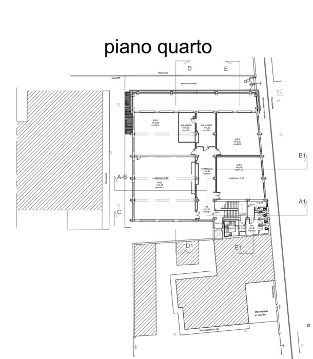 VENEZIA – EX PALAZZINA DELLA CHIMICA DELL’I.T.I.S. ‘ANTONIO PACINOTTI’ Pianta principale