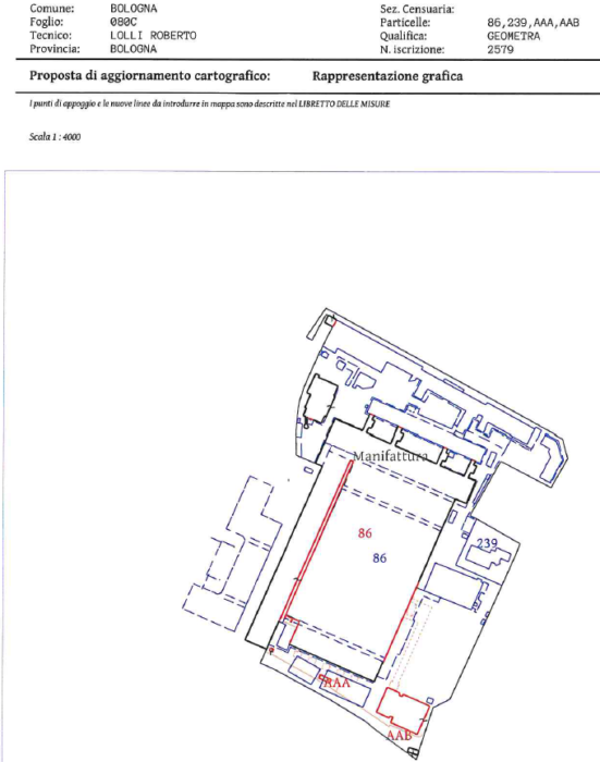 Bologna (BO) – DAMA – Tecnopolo Data Manifattura Emilia-Romagna: la «Torre» e le “Ballette” Pianta principale