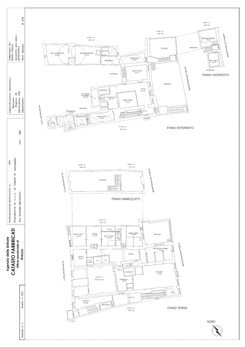 Lucignano (AR) – Ex Ospedale di S. Anna Pianta principale