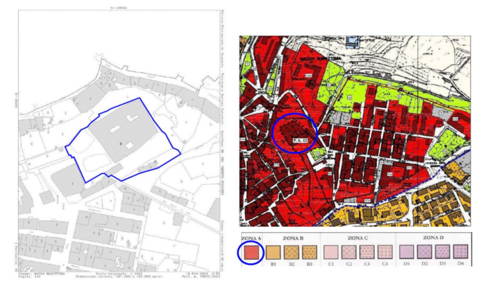 Massa Marittima (GR) – Complesso “Il Castello Regio” Pianta principale