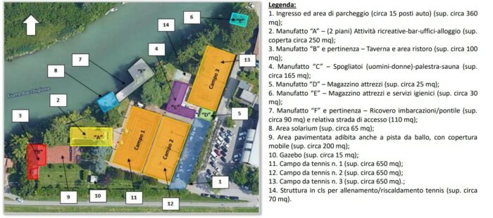 Padova (PD) – Compendio Sportivo Aeronautica Militare Paltana Pianta principale