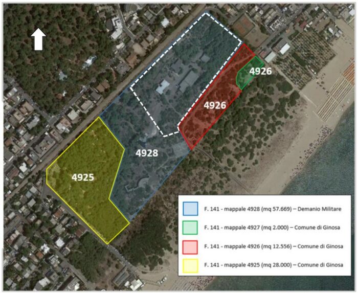 Ginosa (TA) – Ex Batteria “Toscano” (aliquota) Pianta principale