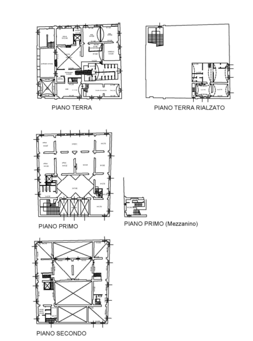 Monteriggioni (SI) – Villa Parigini Pianta principale