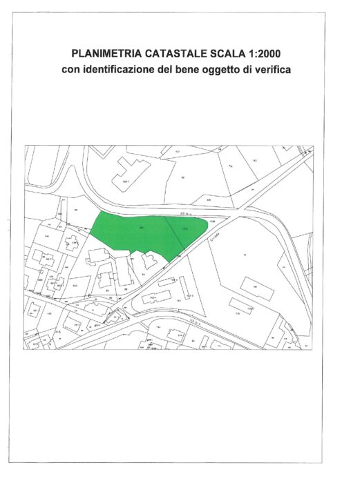 Todi (PG)- Area edificabile in Via Maestà dei Lombardi Pianta principale