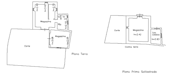 VARESE LIGURE (SP) – CASALETTI EX AZIENDA AGRICOLA Pianta principale