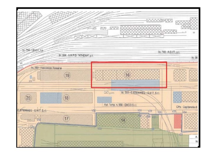 TRIESTE (TS) – MAGAZZINO 16 DI PORTO VIVO Pianta principale