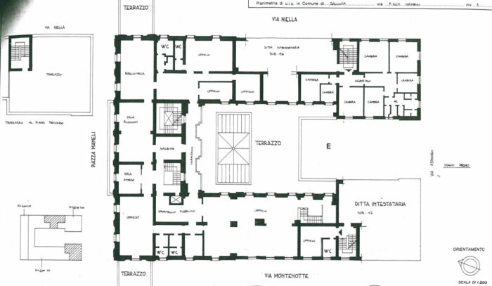 SAVONA (SV)- PALAZZO EX BANCA NAZIONALE PIAZZA MAMELI N.1 Pianta principale