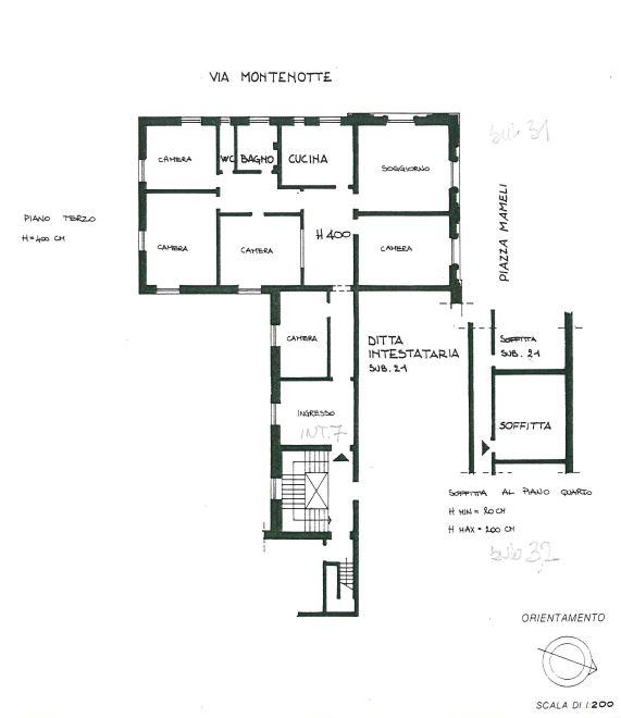 SAVONA (SV)- PALAZZO EX BANCA NAZIONALE PIAZZA MAMELI N.1 Pianta principale