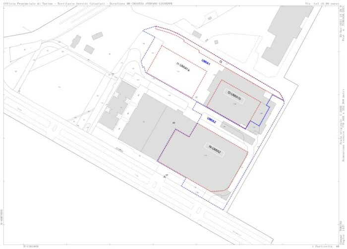 Torino (TO) – Lotto fondiario UMIA1b Pianta principale