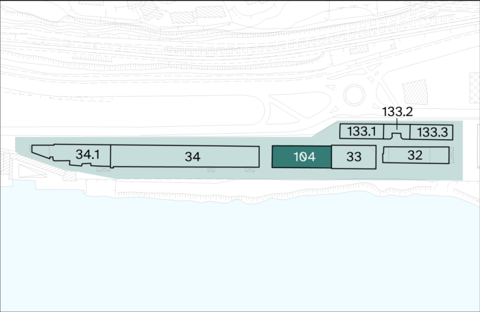 Trieste (TS) – Magazzino 104 di Porto Vivo Pianta principale