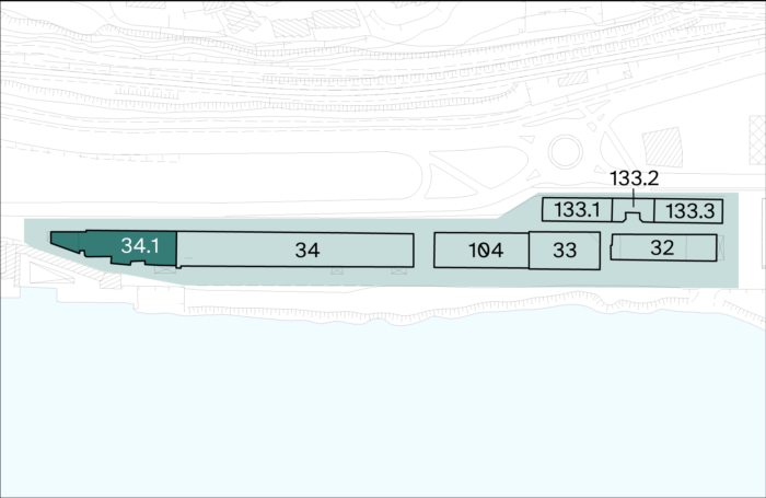 TRIESTE (TS) –  Porto Vivo’s warehouse 34.1 floorplan