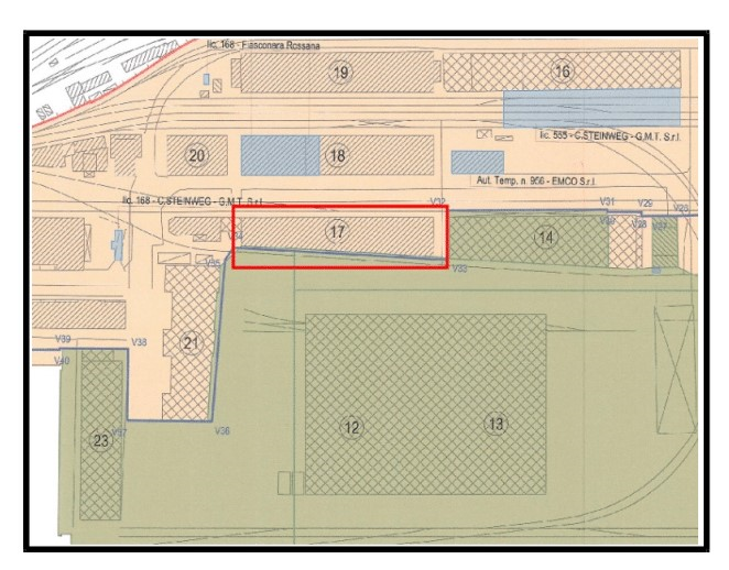 TRIESTE (TS) – MAGAZZINO 17 DI PORTO VIVO Pianta principale