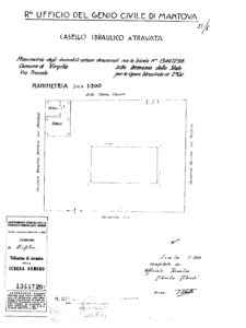 Borgo Virgilio (MA) – Ex Casello Idraulico del Complesso Idrovoro della Travata Pianta principale