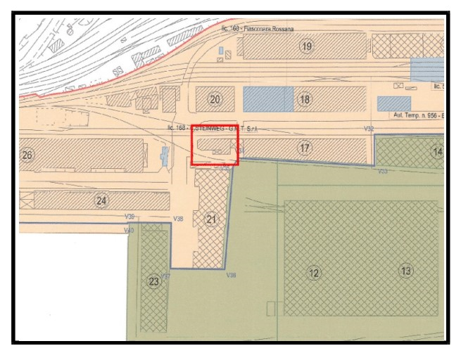 Trieste (TS) – Porto Vivo’s Warehouse 125 “Caricabatterie” floorplan