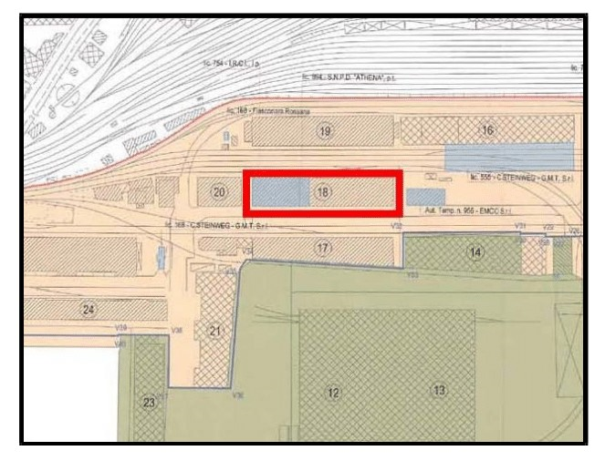 TRIESTE (TS) – MAGAZZINO 18 DI PORTO VIVO Pianta principale