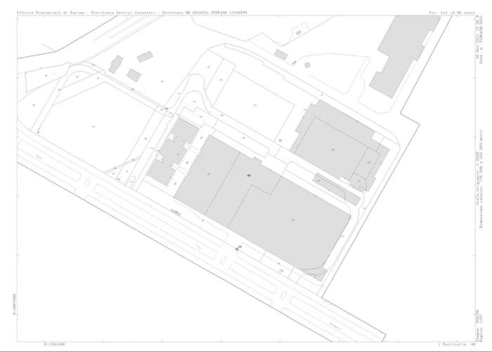 Torino (TO) – Lotto fondiario UMIA1a Pianta principale