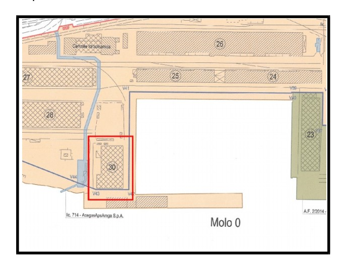 Trieste (TS) – Magazzino 30 di Porto Vivo Pianta principale