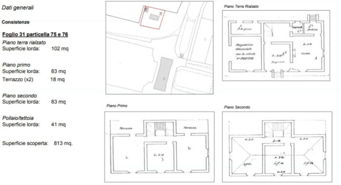 Borgo Virgilio (MA) – Ex Casello Idraulico del Complesso Idrovoro della Travata Pianta principale
