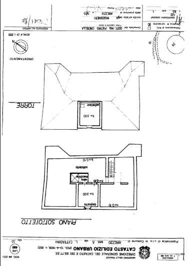 AREZZO (AR) – VILLA CHIANINI Pianta principale