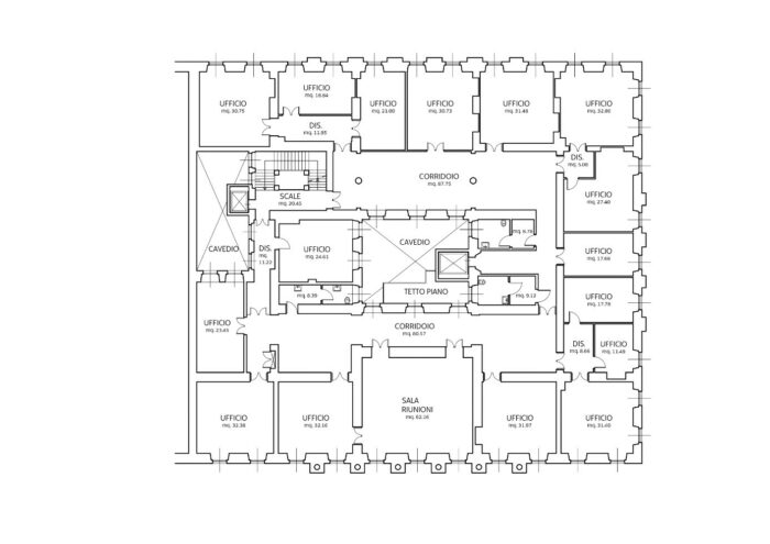 Trieste (TS) – Palazzo Vucetich floorplan