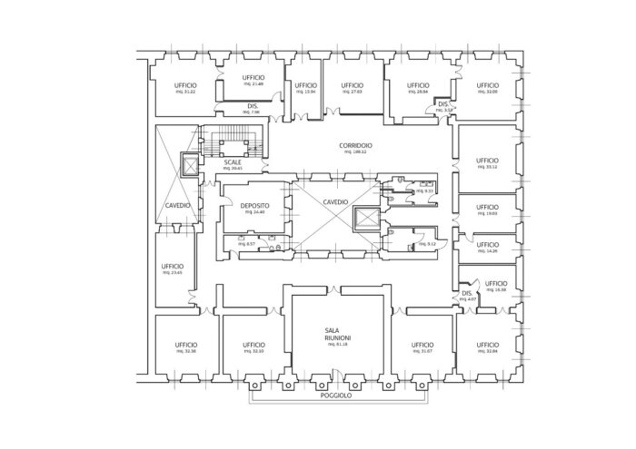 Trieste (TS) – Palazzo Vucetich floorplan
