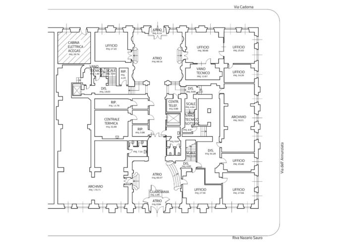 Trieste (TS) – Palazzo Vucetich floorplan