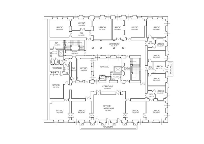 Trieste (TS) – Palazzo Vucetich floorplan