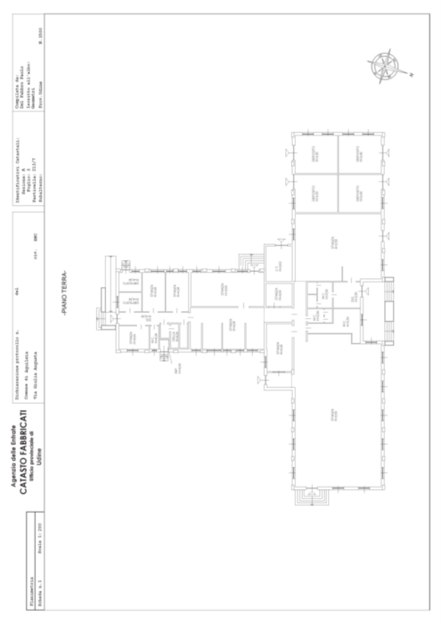 Aquileia (UD) – Ex Caserma Brandolin Pianta principale