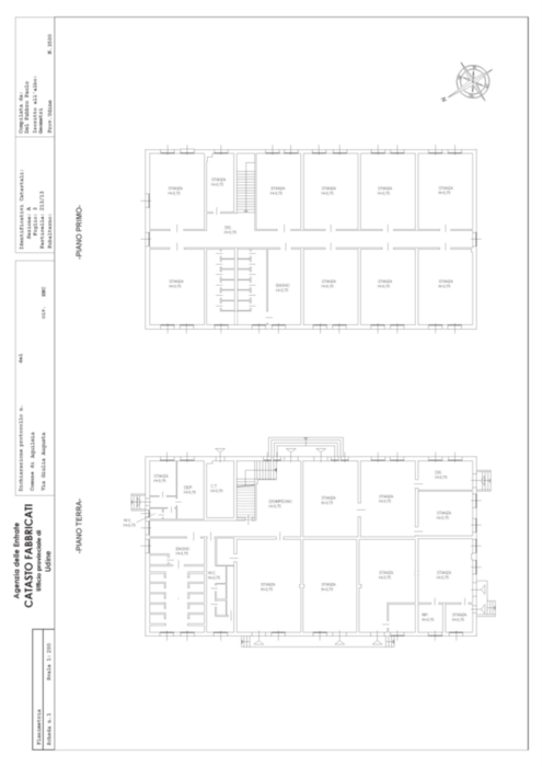 Aquileia (UD) – Ex Caserma Brandolin Pianta principale