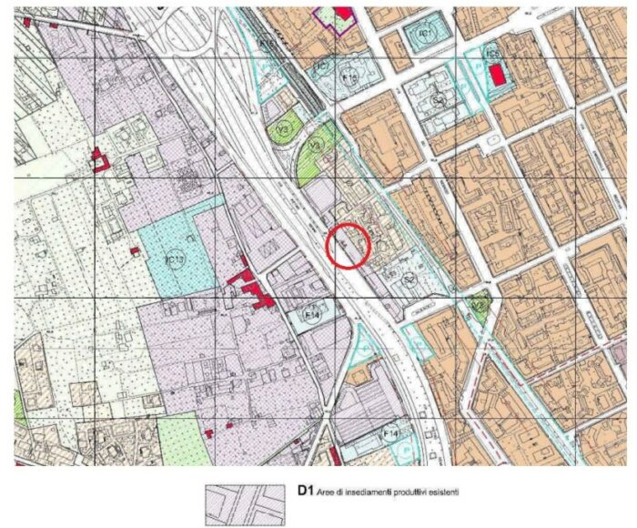 Palermo (PA) – Area in via della Regione Siciliana Nord-Ovest Pianta principale