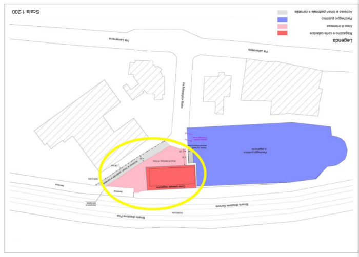 Rapallo (GE) – Former Railway Station Warehouse floorplan