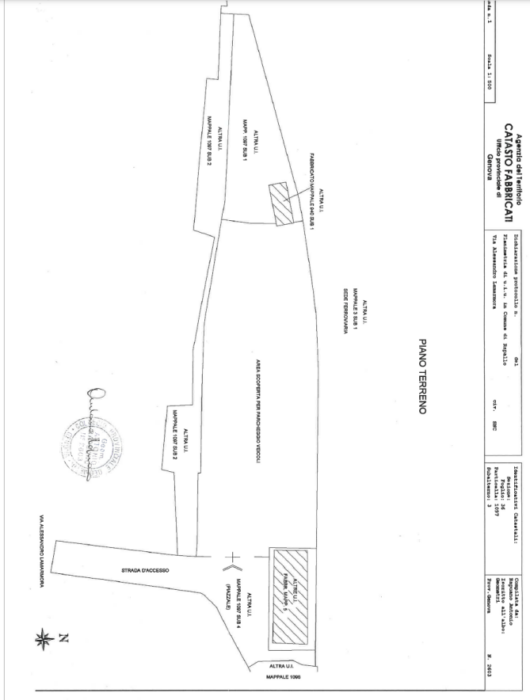 Rapallo (GE) – Former Railway Station Warehouse floorplan
