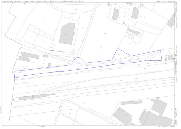 Firenze (FI) – Terreno in Via della Stazione delle Cascine Pianta principale