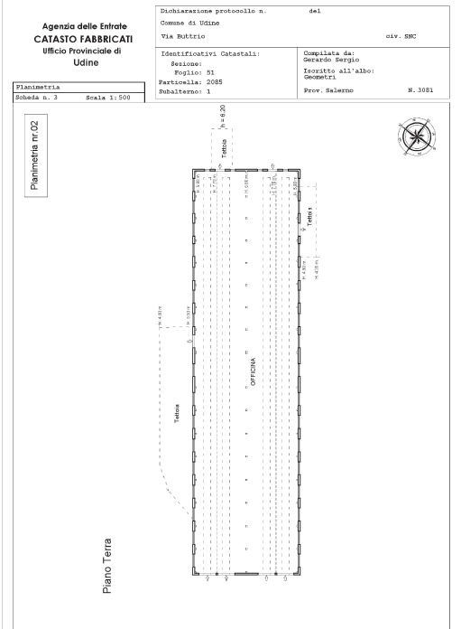 Udine (UD) – Ex O.M.R. Pianta principale